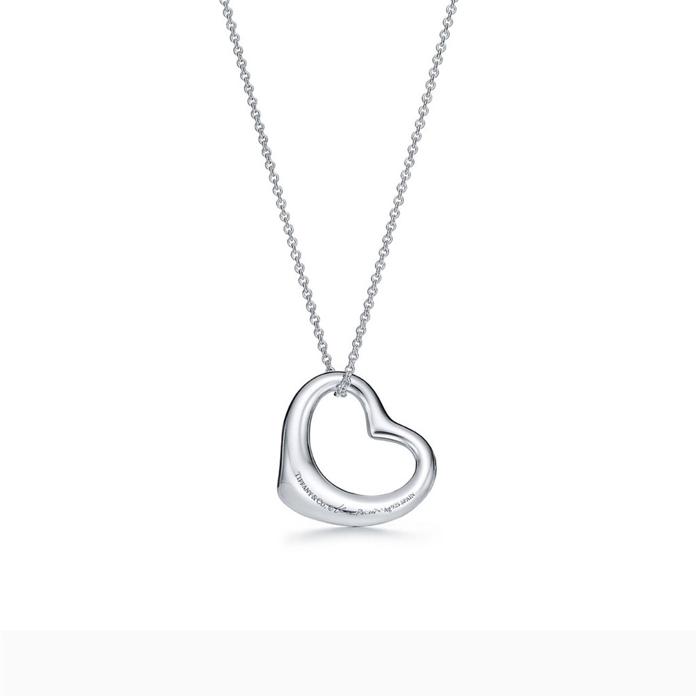 Tiffany & Co Elsa Peretti Heart Necklace Small